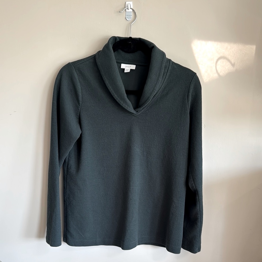Women's Green Sweater from JJill
Comfy sweater 
From smoke and pet free home